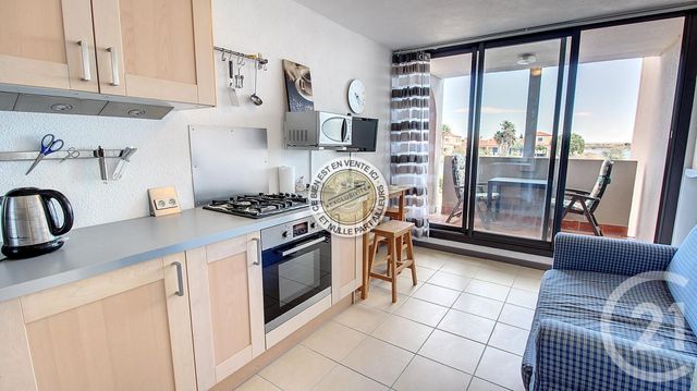 Appartement Studio Cabine à vendre - 1 pièce - 21,64 m2 - Le Barcares - 66 - LANGUEDOC-ROUSSILLON